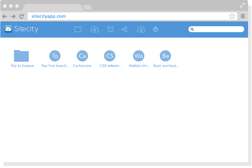 sitecity computer interface